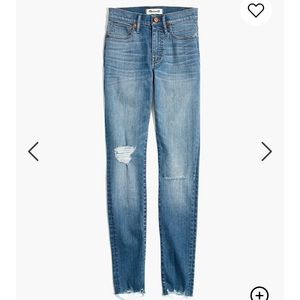 Madewell Petite 9” High Rise Skinny Jeans Frankie